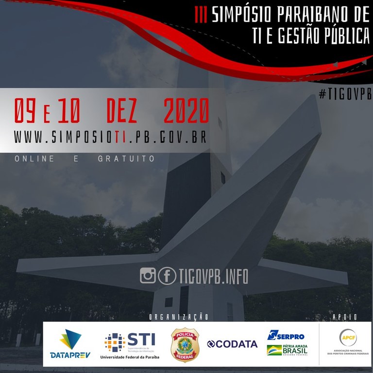 EVENTO: Simpósio Paraibano de TI e Gestão Pública 2020 terá participação de auditor de contas do TCE