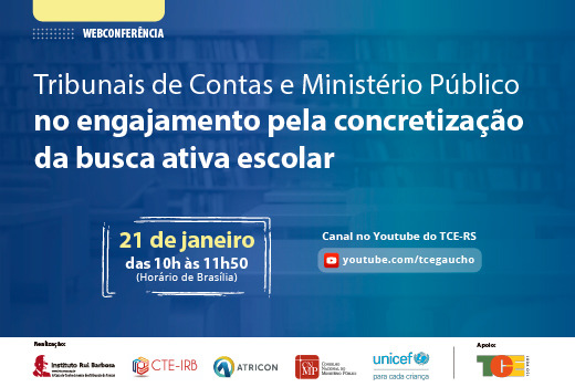 IRB promove webconferência sobre “Busca Ativa Escolar”