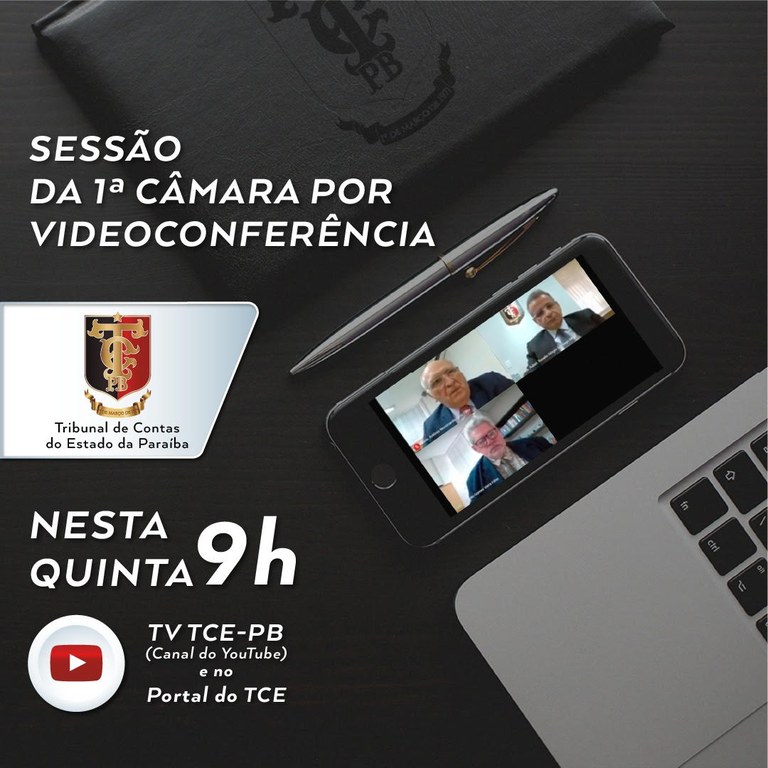 1ª Câmara do TCE-PB retorna sessões remotas nesta quinta e aprecia pauta com 49 processos