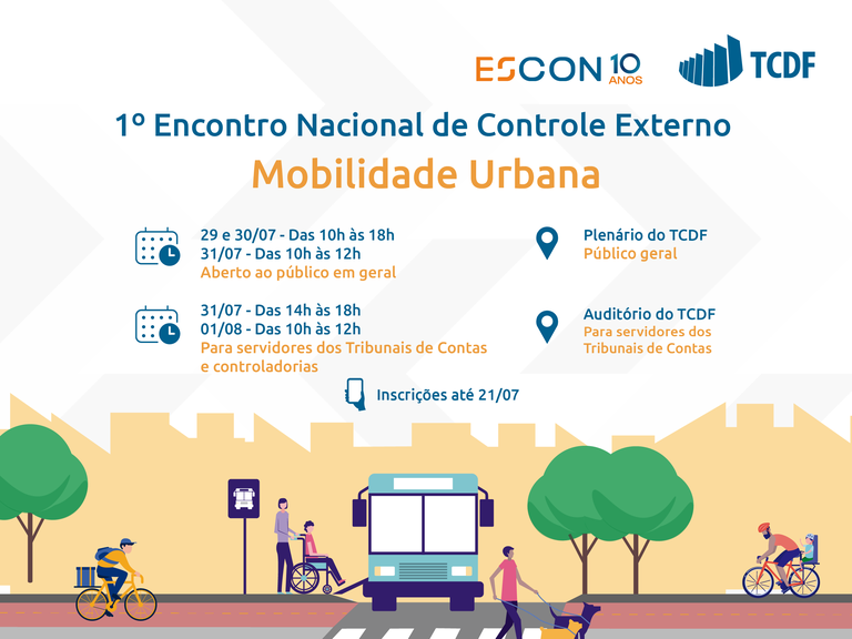 Tribunal de Contas do Distrito Federal promove evento nacional de Controle Externo em Mobilidade Urbana