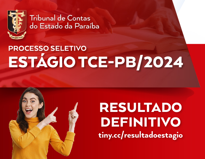 TCE-PB informa que resultado do processo seletivo para estagiários já está disponível no portal do CIEE