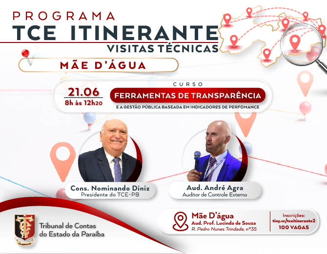 TCE Itinerante realiza capacitações beneficiando mais 10 municípios do Sertão no dia 21 de junho