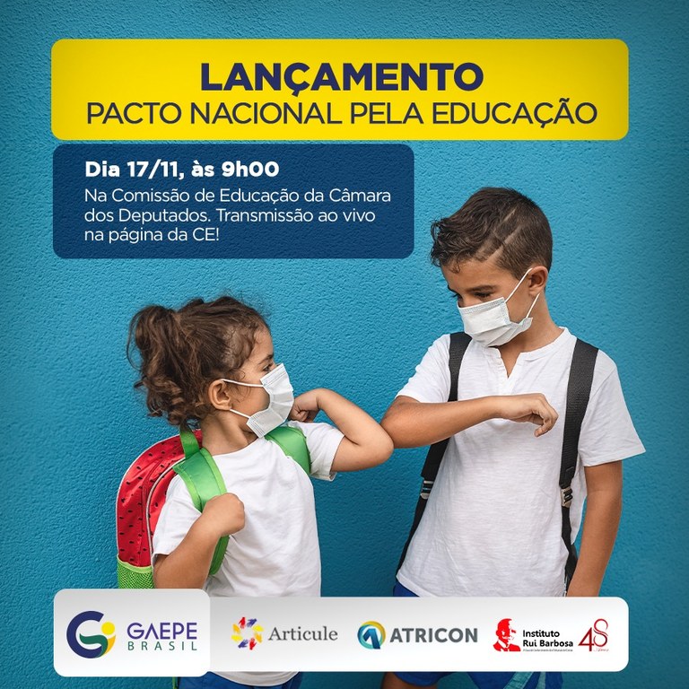 Tribunais de Contas participam do lançamento do Pacto pela Educação