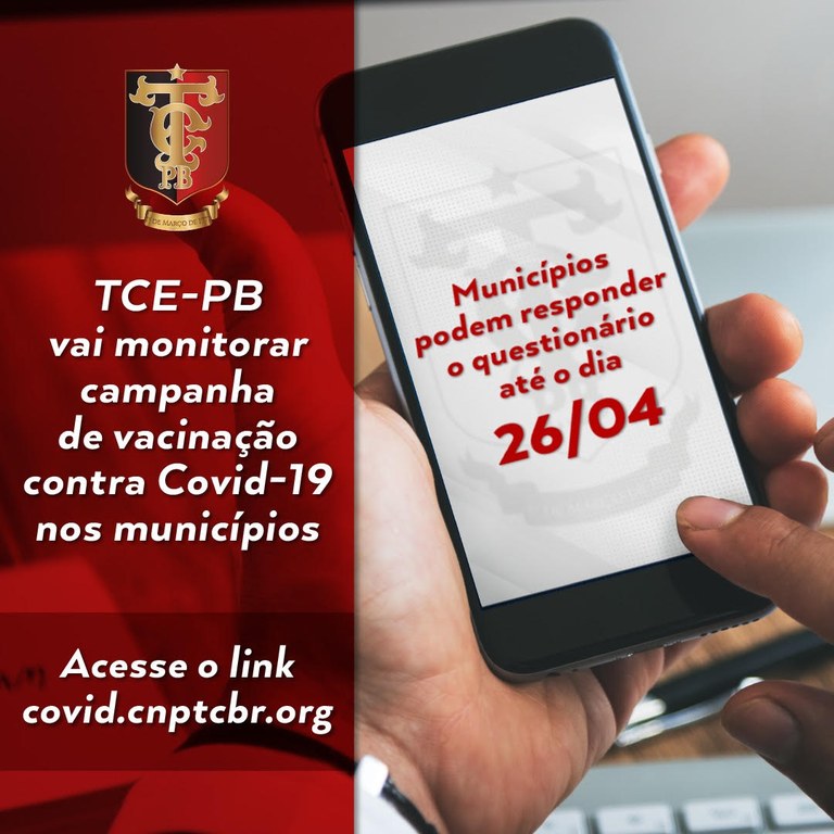 TCE-PB vai monitorar campanha de vacinação contra Covid-19 nos municípios