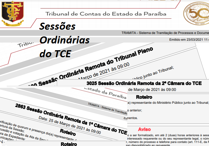 Em virtude de feriados o TCE adia julgamentos e os processos agendados entram na pauta das próximas sessões