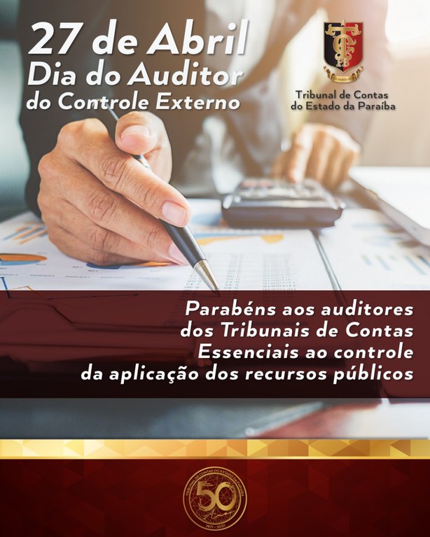 TCE-PB parabeniza os auditores de controle externo pelo dia nacional da categoria