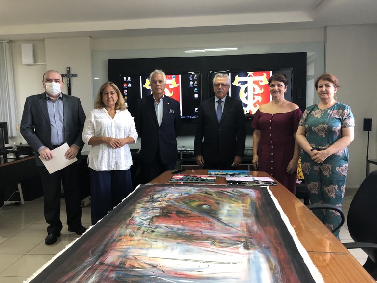 Artistas fazem novas doações para o acervo de obras de arte do TCE