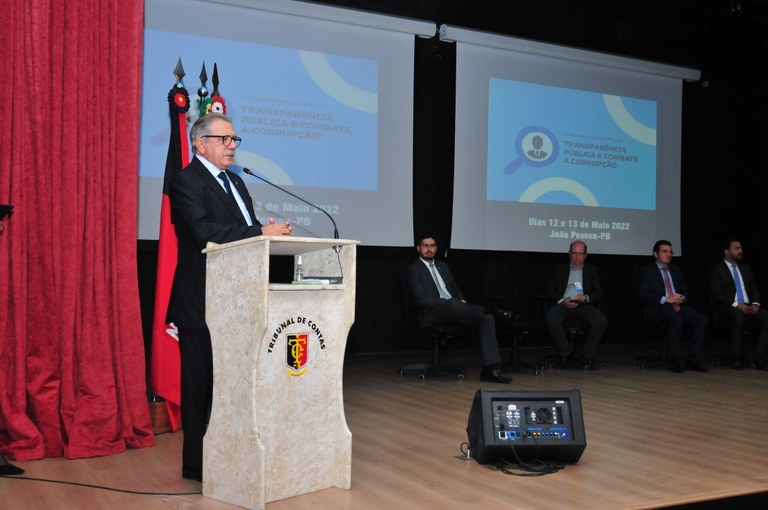 Presidente do TCE-PB participa da IV Semana da Transparência Pública e destaca as ferramentas de controle da Corte