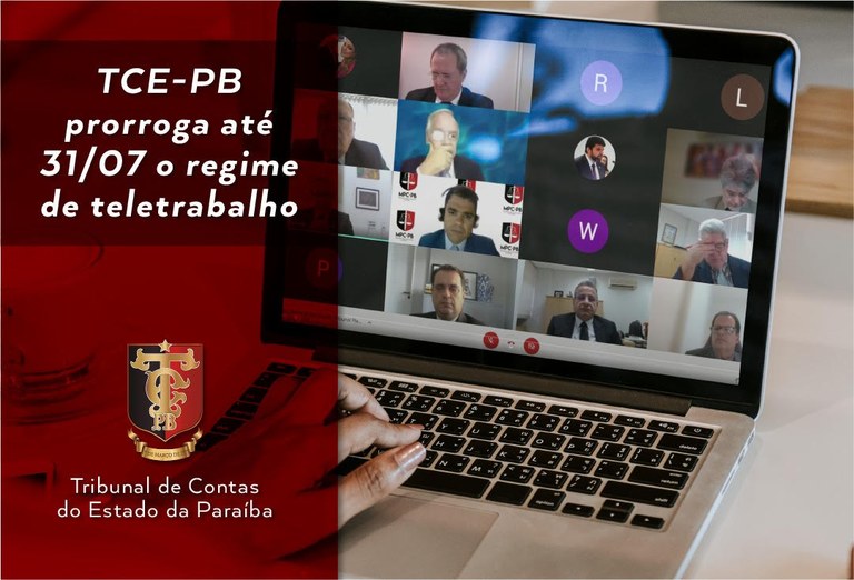 TCE-PB prorroga regime de teletrabalho até 31 de julho