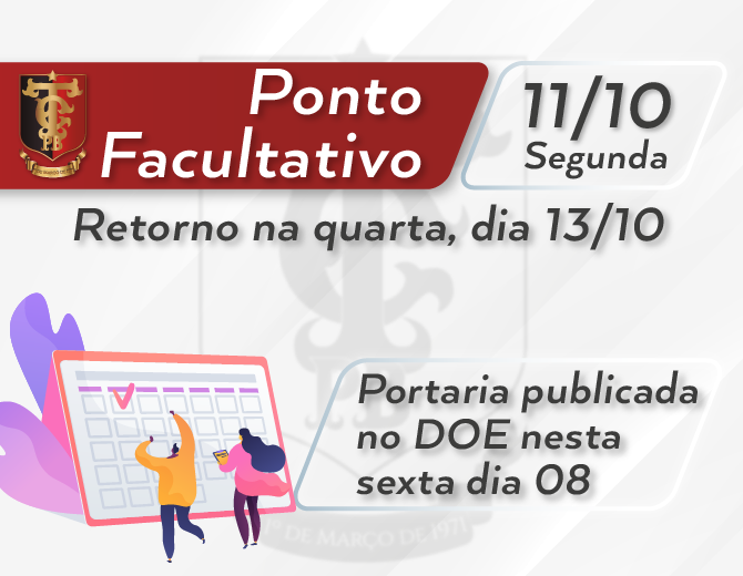 TCE-PB declara ponto facultativo na segunda-feira (11)