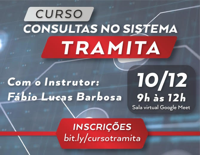 Escola de Contas do TCE-PB realiza curso gratuito online sobre consultas no sistema Tramita