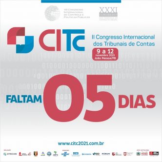 Faltam cinco dias para início do 2º Congresso Internacional dos Tribunais de Contas