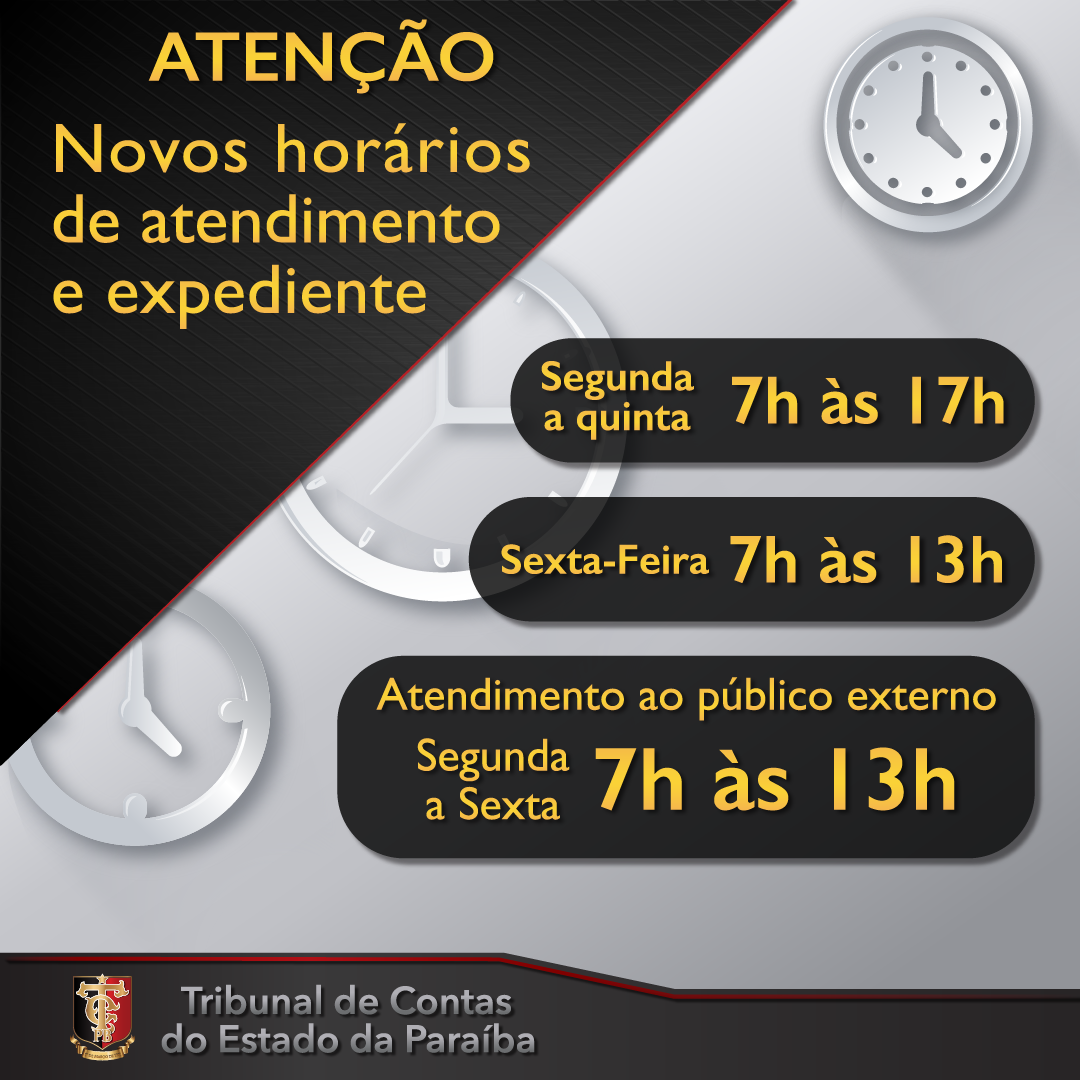 Tribunal de Contas tem novo horário de funcionamento