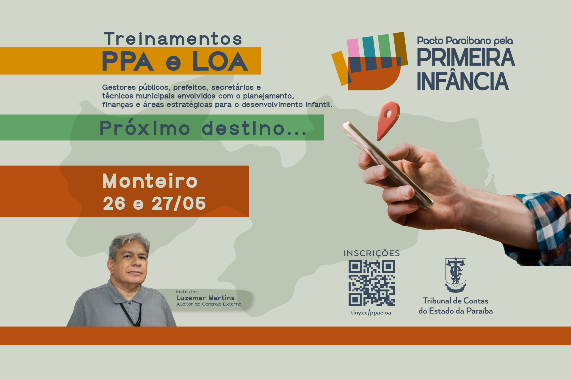 TCE-PB realiza nova capacitação sobre PPA e LOA com foco na Primeira Infância, desta vez em Monteiro