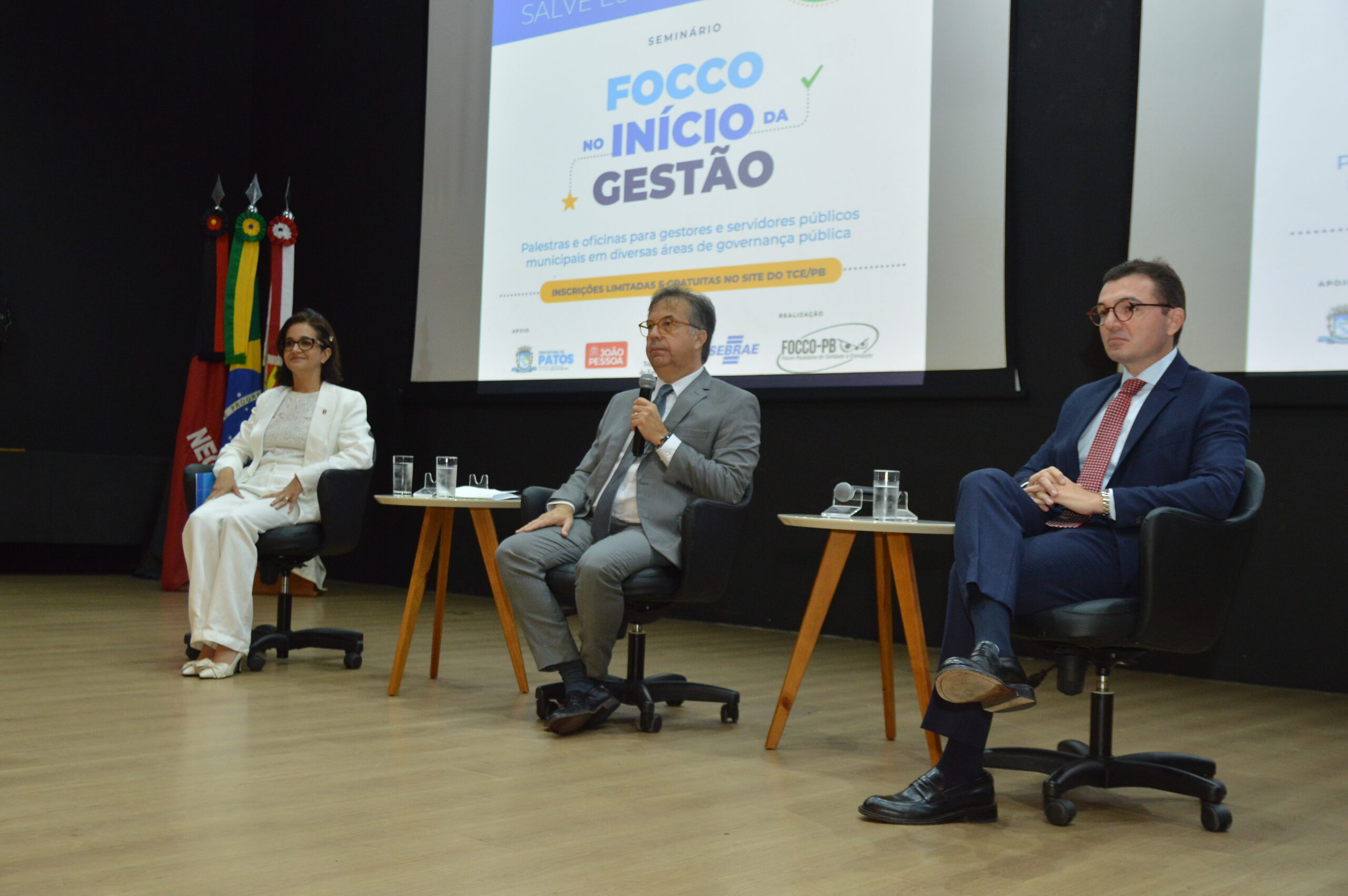 Presidente do TCE abre Seminário promovido pelo Focco/PB e destaca o diálogo com os gestores públicos