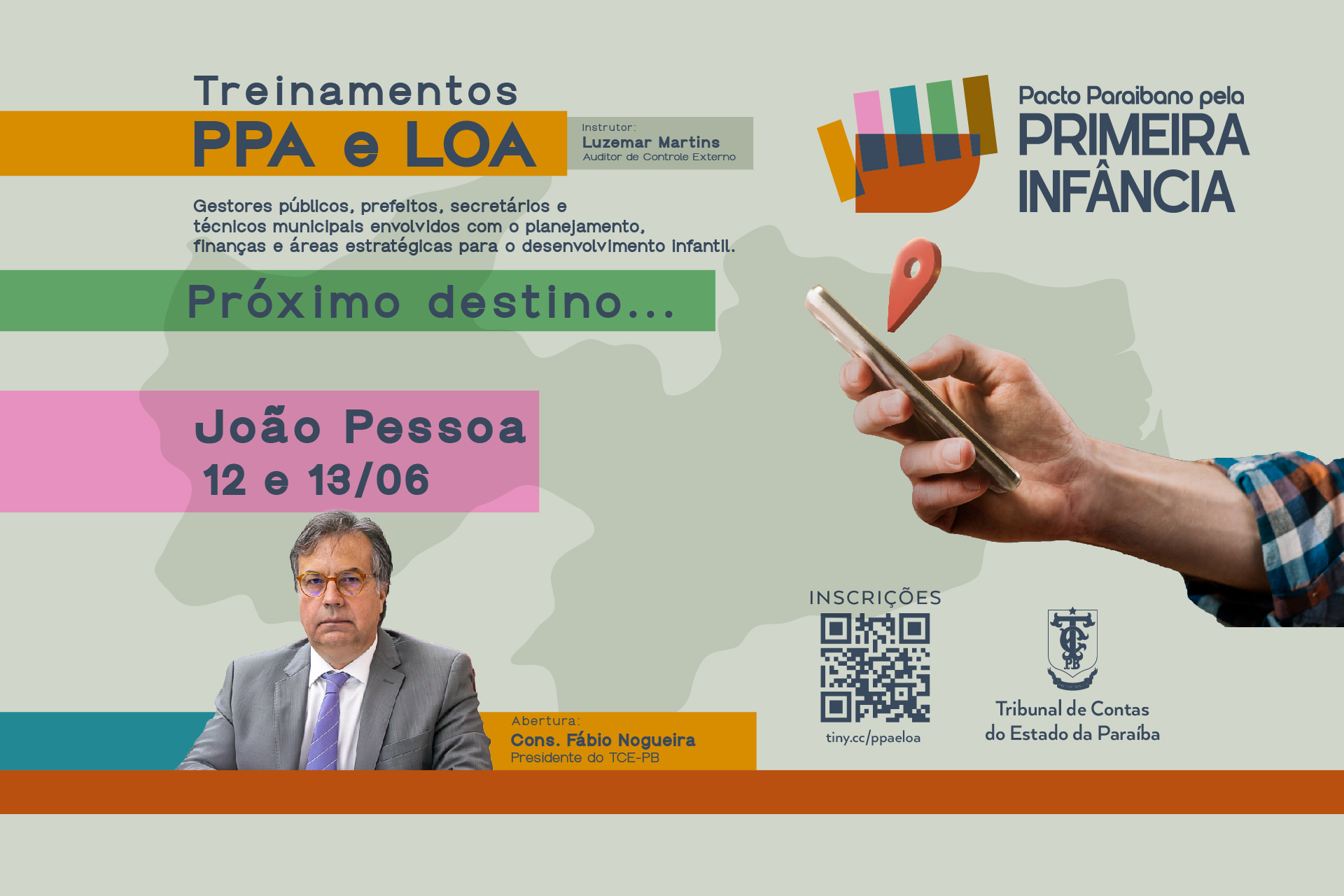 TCE-PB promove etapa final de capacitação sobre PPA e LOA com foco na primeira infância nos dias 12 e 13 de junho