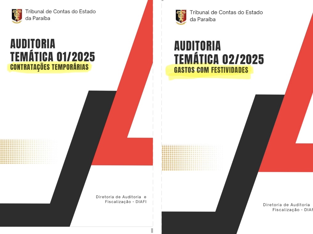 TCE-PB publica relatórios consolidados de auditorias sobre contratações temporárias e gastos com festas nos municípios 