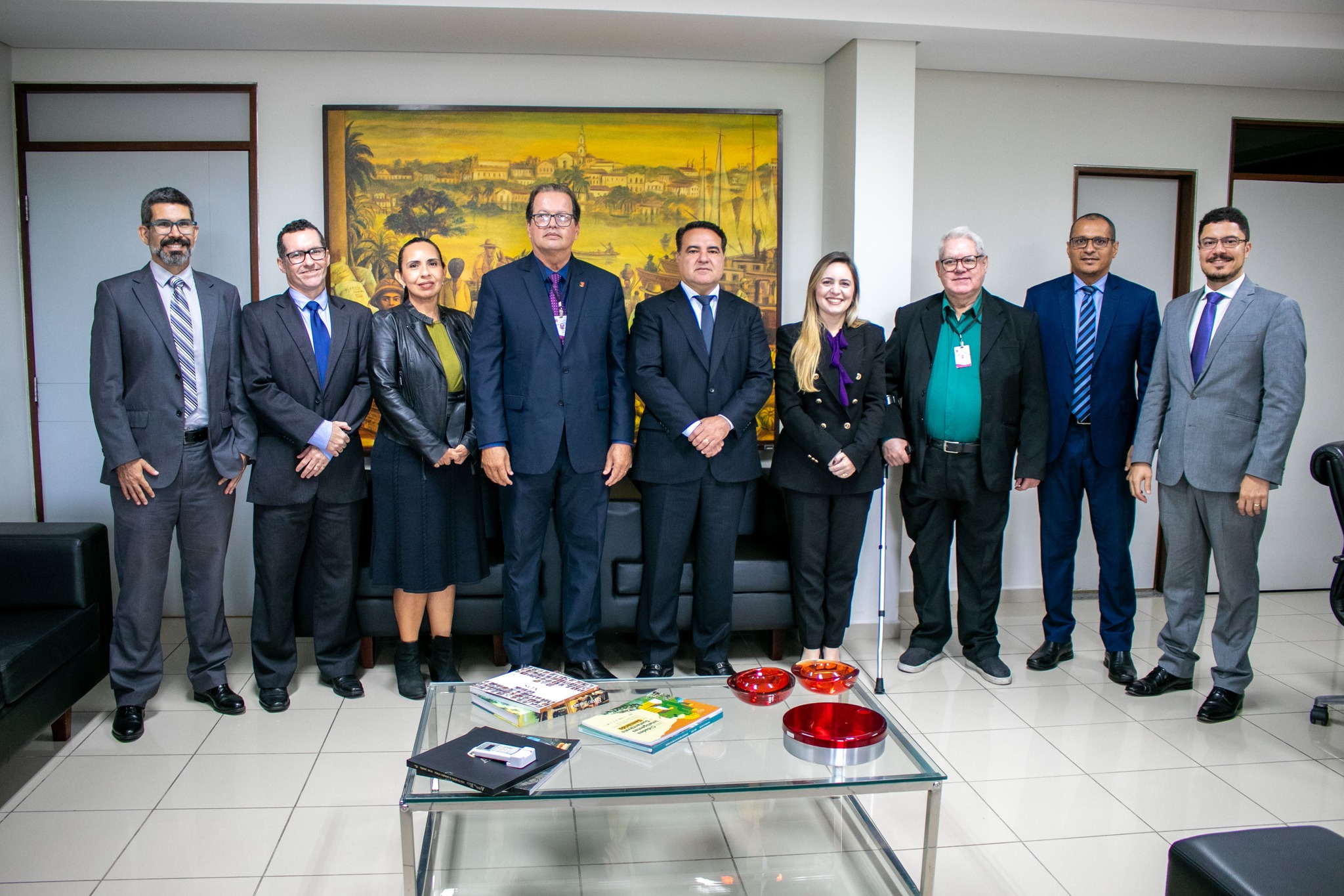 Ministro Corregedor do TCU visita o TCE e reafirma maior proximidade e interesse em troca de experiências