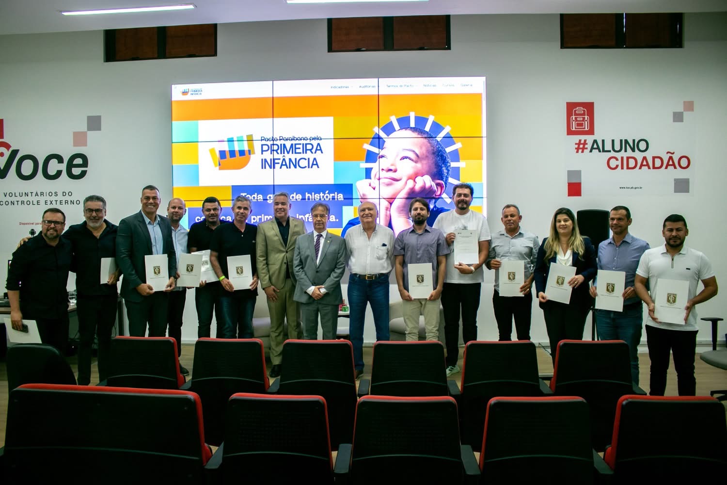 TCE-PB formaliza adesão de 13 municípios ao Pacto Paraibano pela Primeira Infância