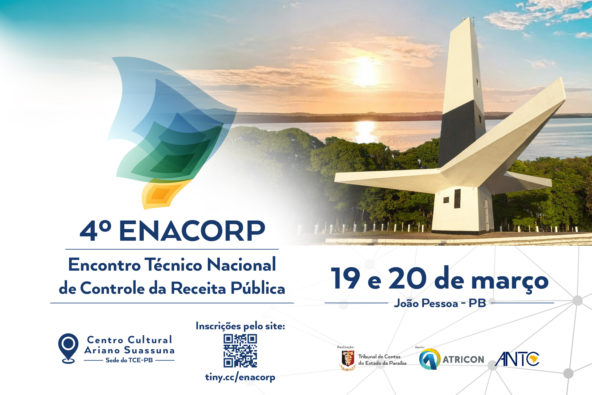 João Pessoa sediará 4º Encontro Técnico Nacional de Controle da Receita Pública promovido pelo TCE-PB