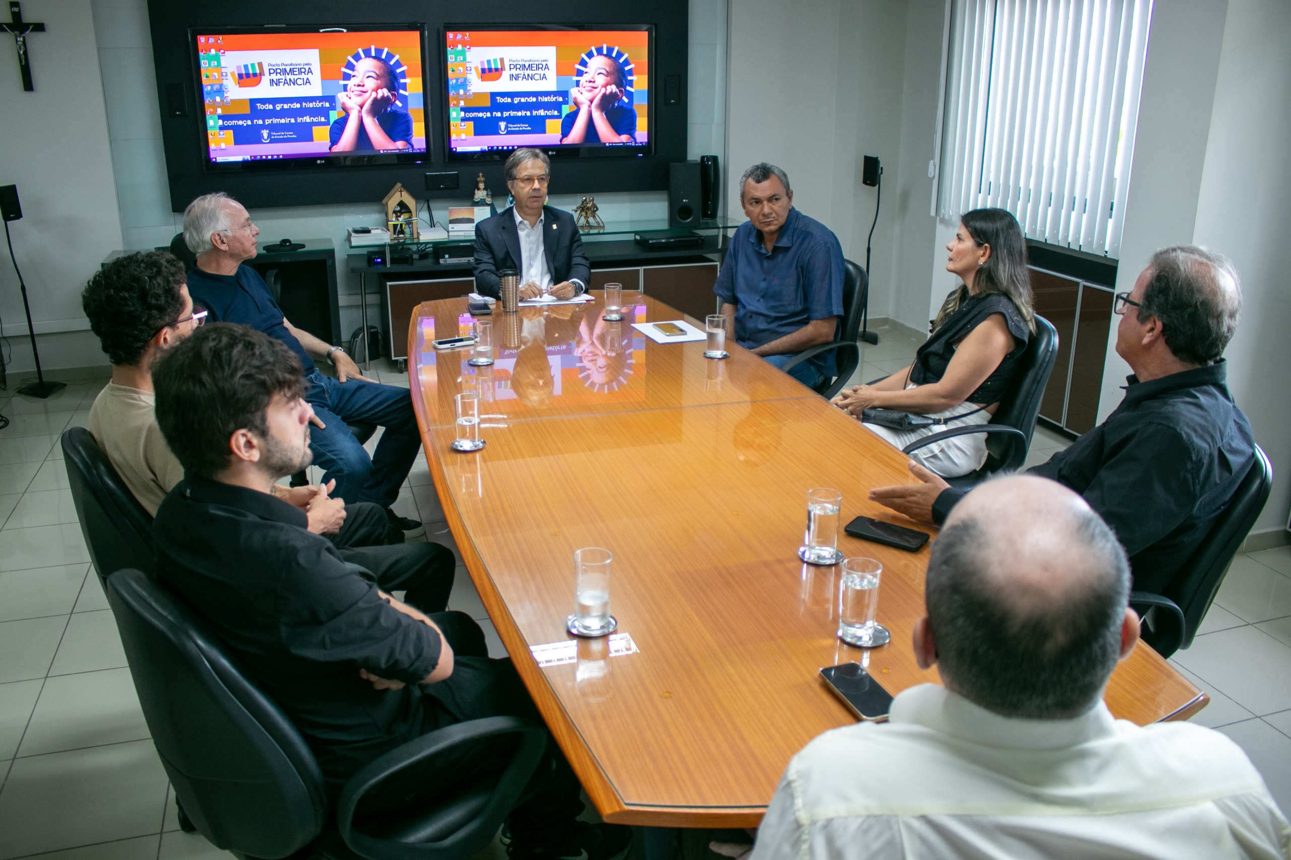 Presidente da  Federação das  Câmaras Municipais faz visita de cortesia ao TCE