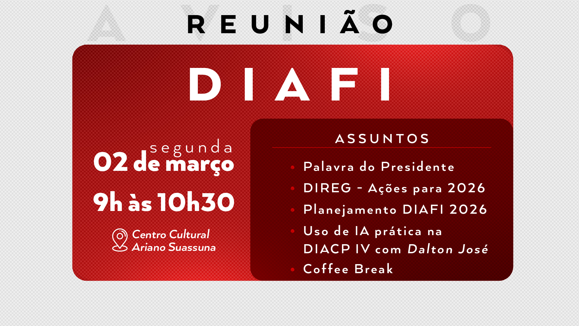 Diretoria de Auditoria e Fiscalização do TCE-PB realiza reunião para planejar ações de 2026