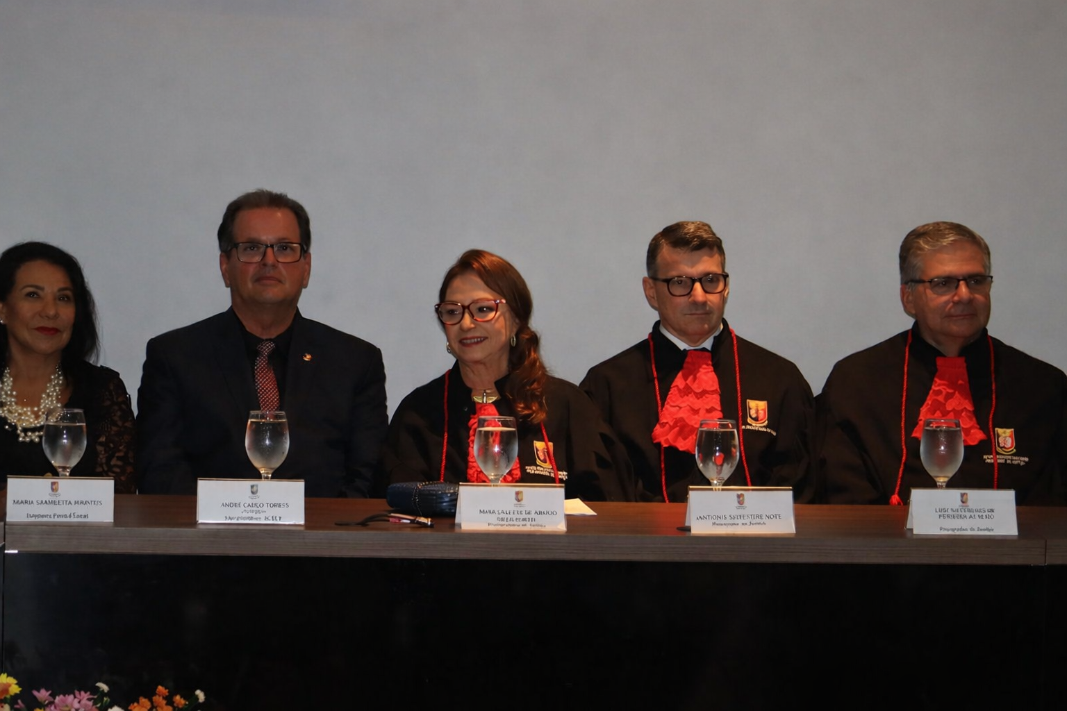 Conselheiro André Carlo Torres representa o TCE-PB na posse de Salete Porto no cargo de Procuradora do MPPB