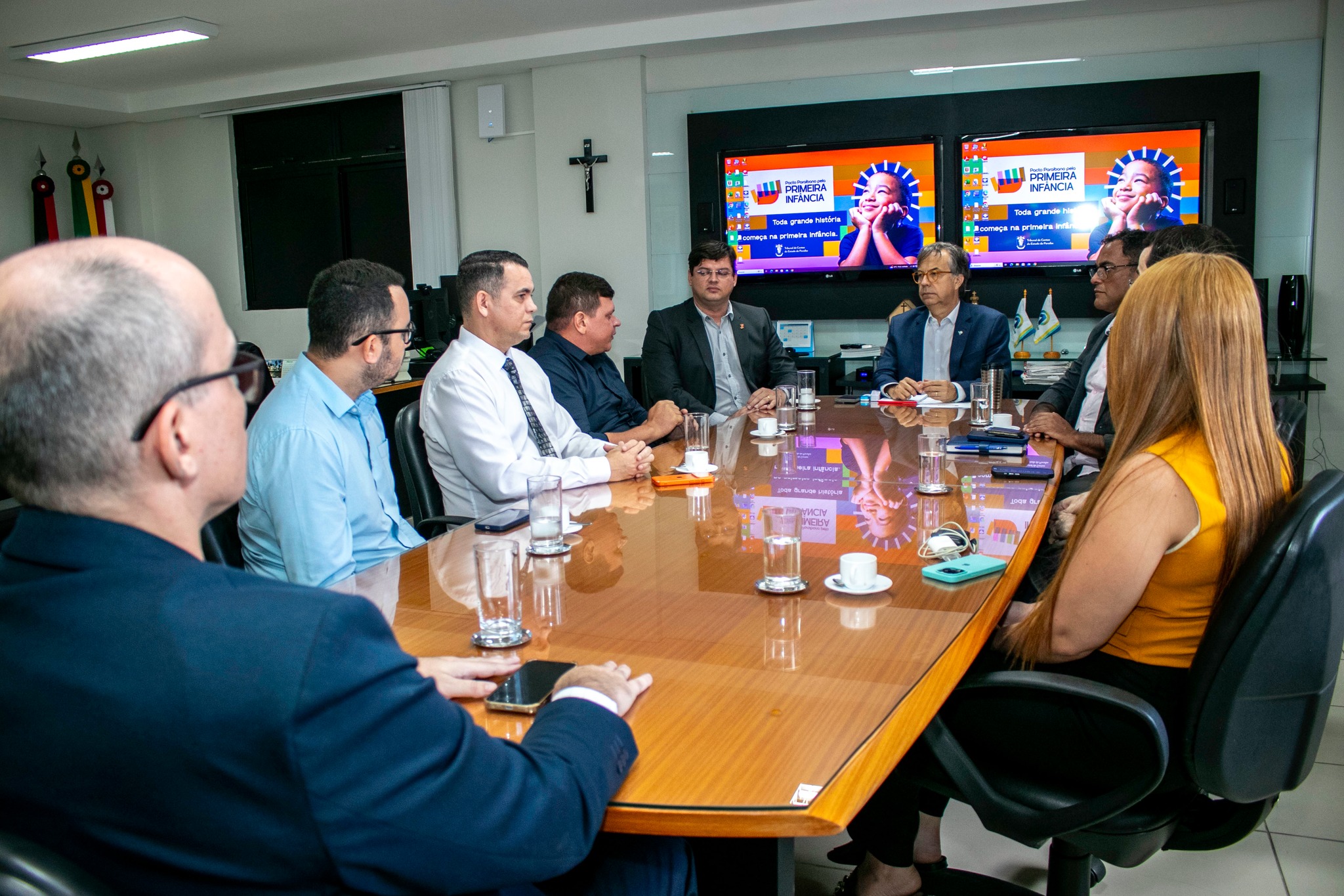 Em audiência, presidente do TCE-PB recebe dirigentes do Coren-PB