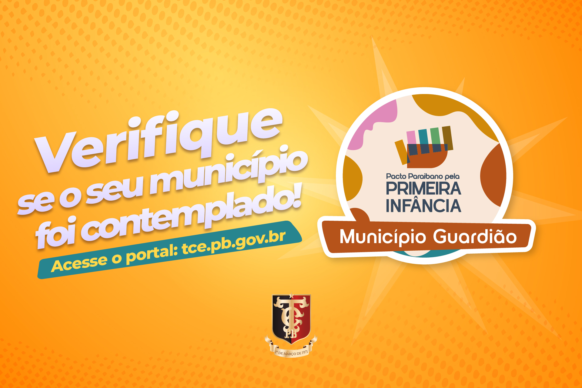 TCE-PB reconhece 33 municípios paraibanos com o Selo “Município Guardião da Primeira Infância”