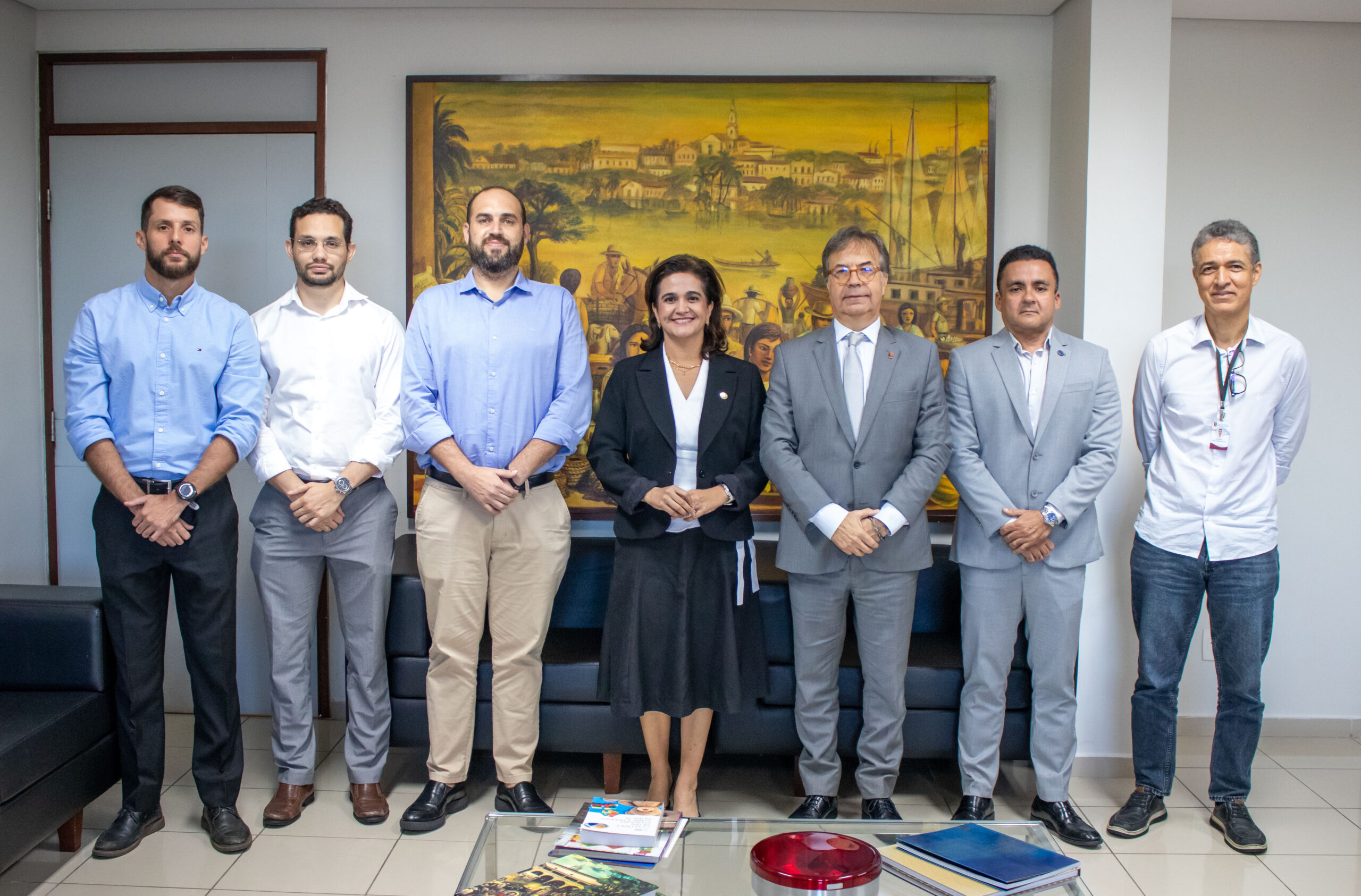 Presidente do TCE-PB recebe representantes da nova diretoria da AudTCE/PB
