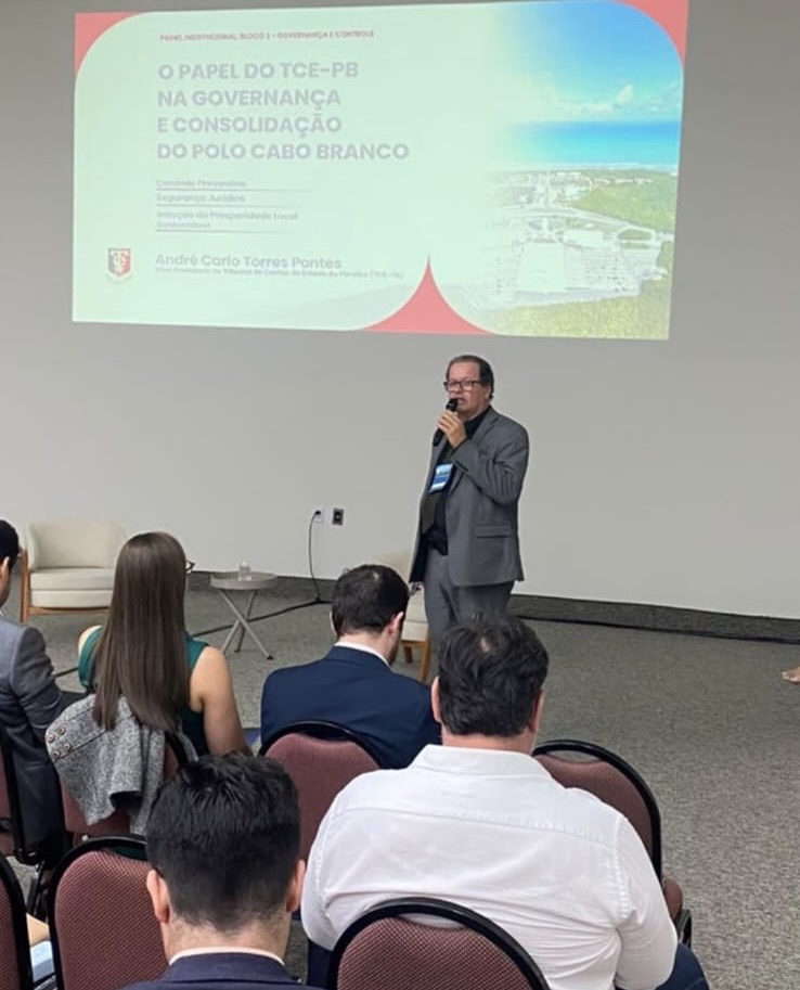 Vice-presidente do TCE-PB destaca papel do controle preventivo na consolidação do Polo Turístico Cabo Branco